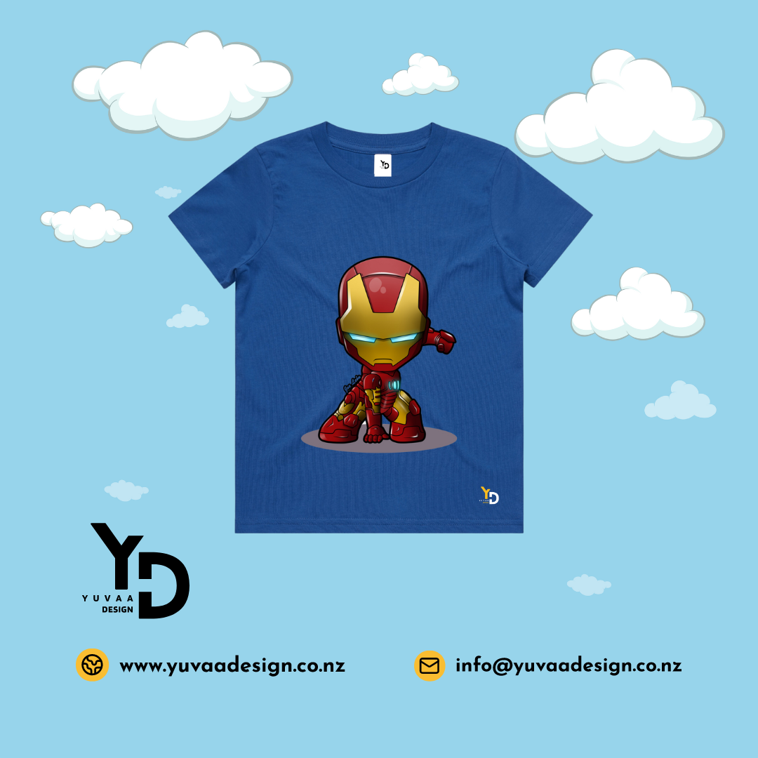 Yuvaa Design | Kids Super Hero Graphic Tshirt