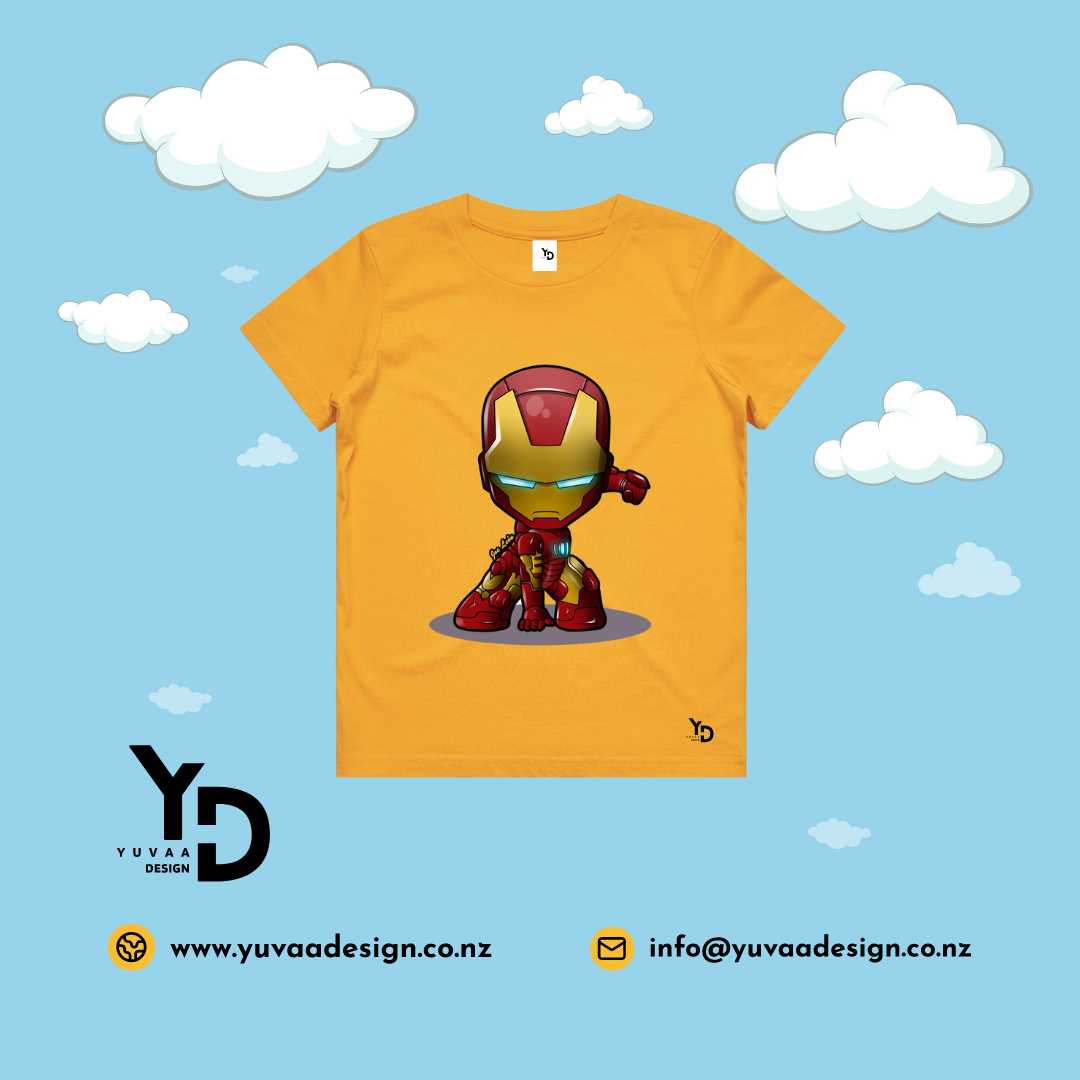 Yuvaa Design | Kids Super Hero Graphic Tshirt