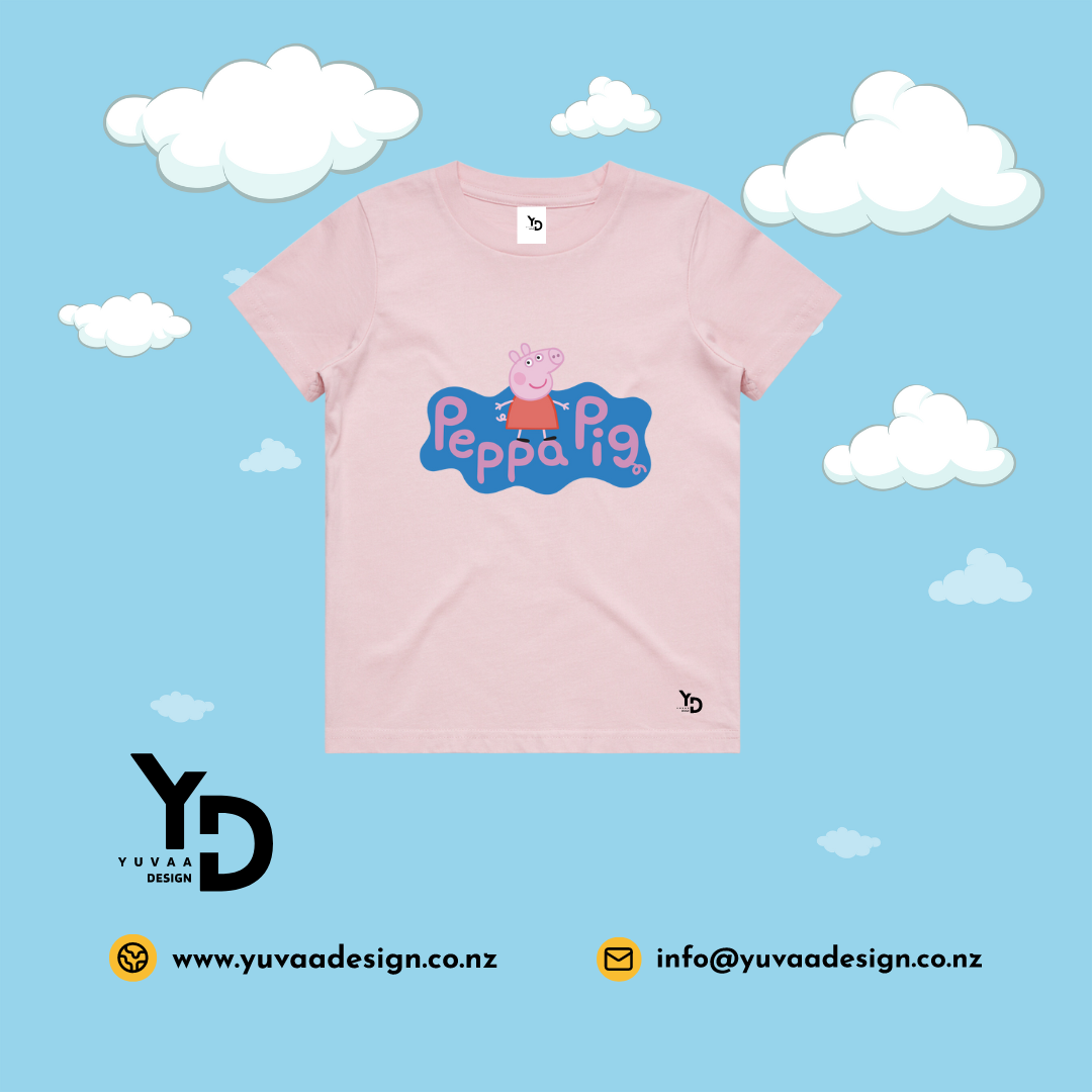 Yuvaa Design | Kids Peppa Pig Graphic Tshirt